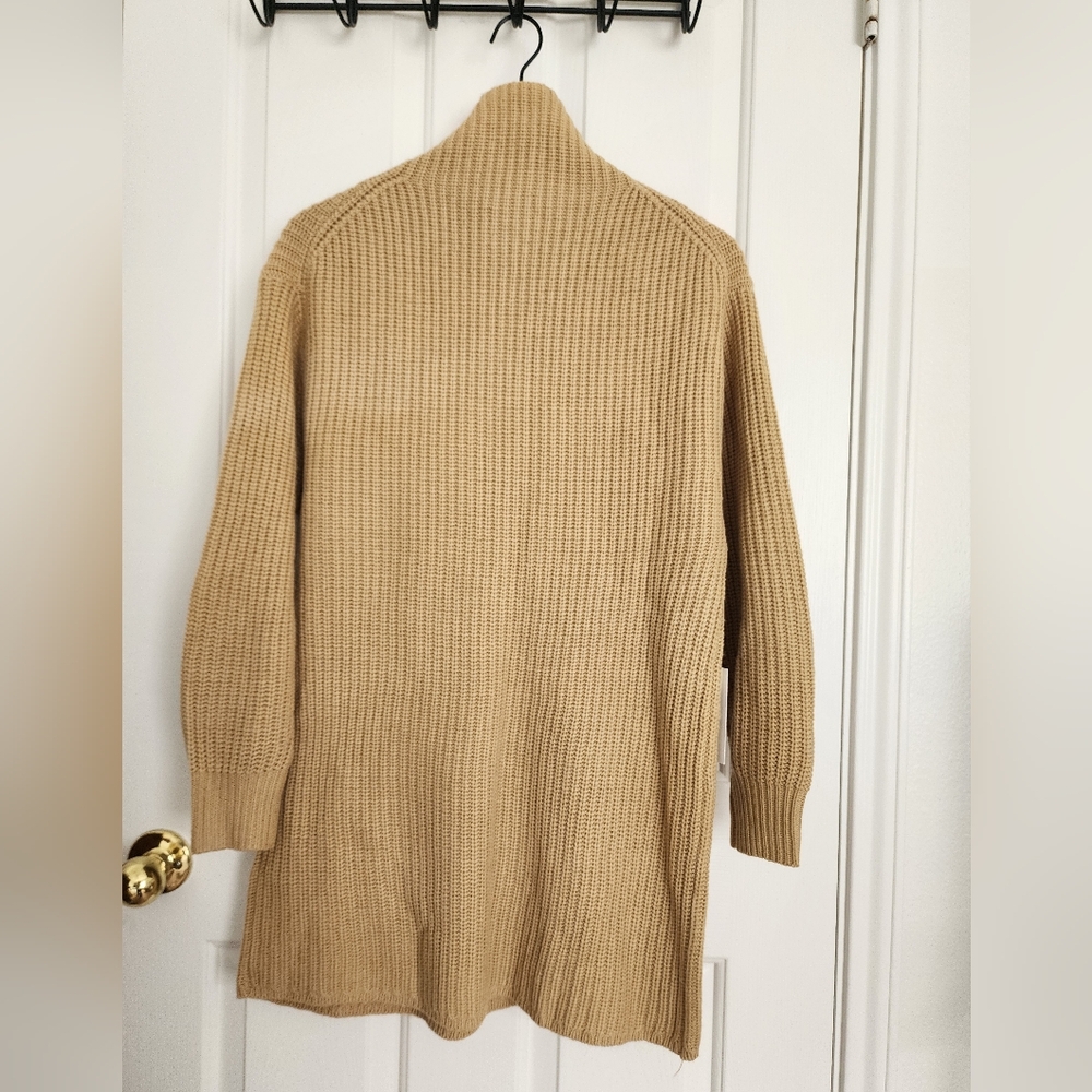 Aritzia Wilfred Montpellier Turtleneck In Color Heather Gold Camel - Picture 8 of 8